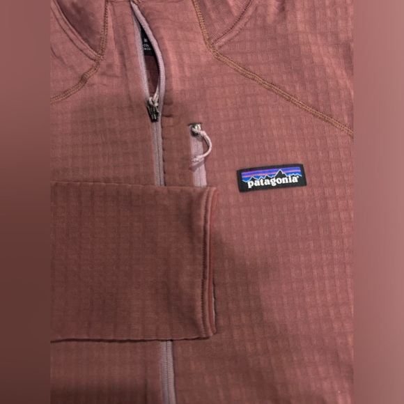 Patagonia Women's Large R1 Air Zip-Neck Pullover Performance Jacket Pink NWT - Picture 6 of 10